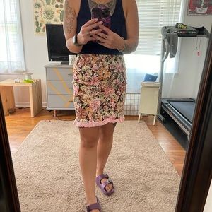 [Cato] Floral Print Skirt